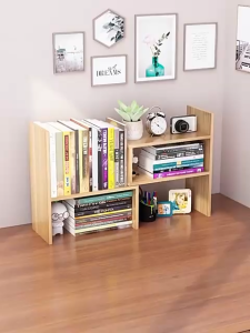 Rak Penyimpanan Buku Meja Ruang Tamu Rak Hiasan Minimalis - NASA SQUARE