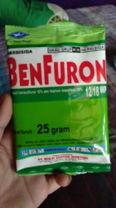 Herbisida Benfuron Kemasan 25 Gram: Obat Rumput Teki Padi