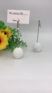 2PCS Standing Table Number Holder Sepak Bola Basket Tenis Bisbol Golf Rugby 12.5 cm