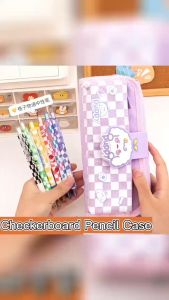 4Layers Pencil Case with Detachable Zipper Pouch Pencil Bag Multifunctional Cartoon Hook Loop Pen Organizer Stationery Kids