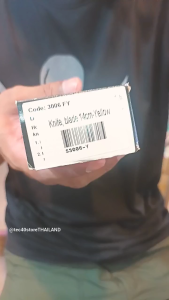 SAEKODIVE S3006 Y KNIFE BLADE 14cm Yellow MADE IN TAIWAN SCUBA DIVING  Stainless steel 304 มีดพับ มีดดำน้ำ