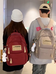 2024 laptop bag bag for school girls   Large capacity waterproof Backpacks school bags for high school Schoolbag for boy backpack original official store Contains keychain and  multiple pouches Couple Schoolbags