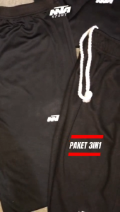 JUMBO 3 IN 1 Baju MANSET LEGGING LEJING BASELAYER DAN CELANA PENDEK DRYFIT MILANO HITAM POLOS UKURAN SIZE JUMBO MURAH SETELAN PAKAIAN KOSTUM TIM OLAHRAGA FUTSAL GYM RUNNING SEPAK BOLA SWIMMING RENANG GOWES SEPEDA PAKAIAN OLAHRAGA SPORTY TRACKSUIT PRIA