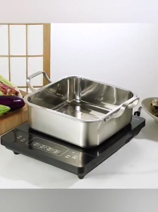 Periuk Kukus Ikan Keluli Tahan Karat Pelbagai Fungsi 2 Lapisan/ Pengukus Makanan Laut/ Fish Steamer Pot