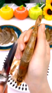 Stainless Steel Shrimp Stomach Remover Deveining Tool Easy Pierce/Dig/Remove Longan Shell