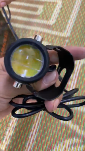 Đèn Led trợ sáng mini 2 nhiệt màu siêu sáng kèm công tắc