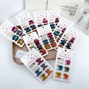 Jedai Rambut Alá Korea & Jepitan Rambut Korea (Isi 6Pcs)