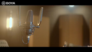 BOYA BY-M1000 PRO BY M1000 Large Diaphragm Condenser Cardioid Studio Microphone for Podcast Vlog Livestream Streaming Musician Recording Video