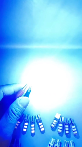 4 PCS Lampu Sen Jelly Kedip LED T10 6 Mata universal SUPER TERANG - sen jelly flash-lampu sen kedap kedip