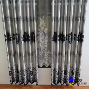 Gorden Blackout Import Lebar 130 Tinggi 230 Motif Printing Batik Lembut Tebal Model Smokering