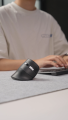 UGREEN Bluetooth Vertical Ergonomic Wireless Mouse 2.4G 4000DPI  เมาส์เพื่อสุขภาพ เมาส์แนวตั้งไร้สาย ไร้เสียง for Laptop PC Windows Mac OS Model:25444. 