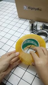 55mm x 220meters Transparent Packing Tape Cellophane Tape OPP Packaging Sealing Carton Box Boxes Clear Selofan