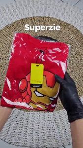 Baju Kaos Anak Distro Laki Laki Gambar Iron Man Usia 1-12 Tahun