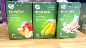 Bột ăn dặm Mămmy cho bé từ 6 tháng đủ vị bổ sung Vitamin (Hộp 7 gói x 20g)