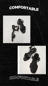 Annel Duty Sandals - 1 inch heel sandals Semi Square Design SM Duty
