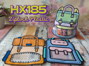 HX185 [10 pcs] Plastik Snack Hadiah Ziplock Birthday Packaging Goodie Bag