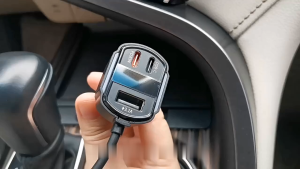 Tẩu Sạc Nhanh Ô Tô Kèm Cáp Sạc 2 Đầu K4 Hỗ Trợ Sạc Nhanh PD 30W QC 3.0