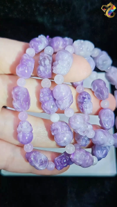 Natural Purple Tourmaline Pixiu Bracelet