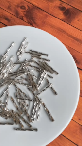 Payet Bambu Ulir Plintir Semi Jepang Jahit Panjang 2cm Per 12 Pcs Murah