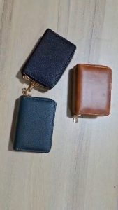 Nino Simply Wallet: Dompet Kartu Wanita 2 Ruang 2 Zipper Praktis Model Cantik Bahan Lembut Berkualitas Import