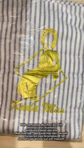 Selimut Salur Garis Lorek Jumbo Merpati Kuda Mas Daun Rumah Sakit bahan berkualitas harga murah