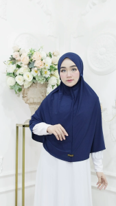 HIJAB BERGO JERSEY KOREA SERIA TALI/BERGO JERSEY DAILY POLOS TALI (Size XL)