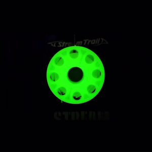 GLOWDIVE Dsmb Smb Spool Reel 30M High Visibility Line Green Luminous Reel for Scuba Diving