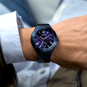 [Promo] Jam Tangan Pria Guess GW0454G4 Multifungsi Biru Stainless Steel Asli Garansi 2 Tahun [✔COD][100% Asli]