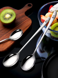 ช้อนกลมสแตนเลส ช้อนสแตนเลส อเนกประสงค์ คุณภาพสูง ช้อนยาวG2062