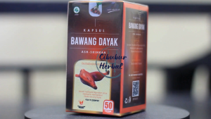 Kapsul Ash-Shihhah Herbal Bawang Dayak Atasi Hipertensi Isi 50 kapsul Original