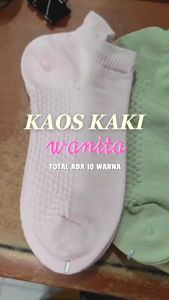 5006 Kaos Kaki Pendek Wanita Semata Kaki Kaus Kaki Katun Remaja Abg Polos Kasual Casual Women Socks
