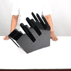 Rak Cup Holder / Rak Paper Cup Akrilik Double Bar With Straw 6 Slot
