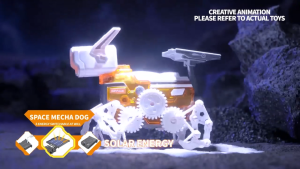 Byjarda Green Energy Space Dog Vehicle STEM Solar Robot Kit (TK0204) Science Engineering Toys DIY