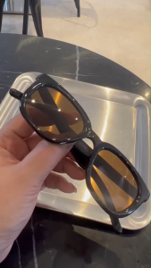 NO.50R แว่นตากันแดด เลนส์แท้ กันยูวี 400 ถนอมสายตา สาวหน้าอวบใส่ได้ เข้ากับทุกรูปหน้า