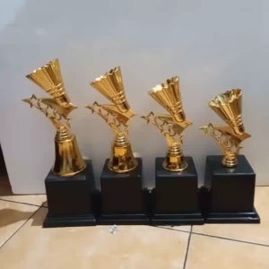 COD Piala Lomba Juara 1 2 3 4 bisa (MODEL kok raser) \\\"costum\\\" (bisa satuan juga) & free sticker
