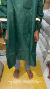 Jas Hujan Ponco Volta Nylon Bahan Parasut Nylon Tebal Poncho Lengan Spin 100% Original Berkualitas