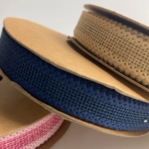 ริบบิ้นผ้ากระสอบ ริบบิ้น DIY สำหรับงานประดิษฐ์ หน้ากว้าง 1.5 cm.