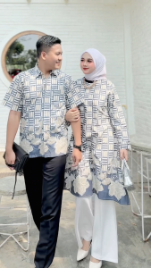 Dhanti Tunik Batik Wanita Couple Pasangan Katun