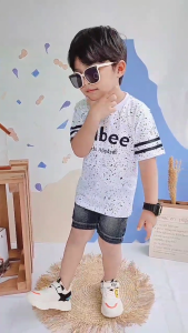 Kaos Anak Laki Laki Putih Full Print Motif Unik Keren Lilbee KL 001