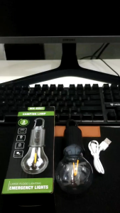 Lampu Emergency LED Bohlam Emergency Gantung Lampu Camping 20W MH 8801