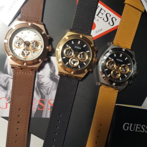 [Promo] Jam Tangan Pria Guess GW0262G2 Black CONTINENTAL Original Garansi 2 Tahun [✔COD][100% Authentic]