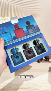 เซตน้ำหอมผู้ชาย น้ำหอมผู้ชาย กลิ่นอบอุ่น สปอร์ต เท่ห์ มีเสน่ห์  30ML*3 น้ำหอมผู้ชาย ติดทนนาน Parfum