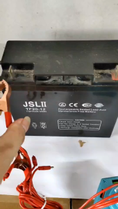 MJL 5 USB Ports Power Adapter With Battery Clip 12V 24V For Charging Cell Phone with led light