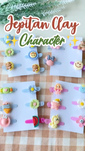 Jepitan Rambut Karakter Lucu - Klip Rambut Imut Gemesin