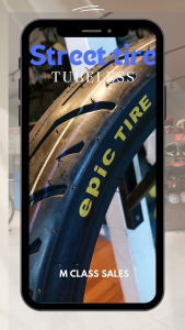 R17 TL001 EPIC STREET TIRE TUBELESS FOR RS150R WAVE SMASH RAIDER SHOOTER SIGHT VEGA FORCE - 100/80-17 90/80-17 70/80-17 60/80-17 80/90-17 70/90-17