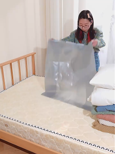 Plastic Bag With Handle 10PCS Multi Purpose Storage Bag Moving Packing Bags Bag For Clothes Storage