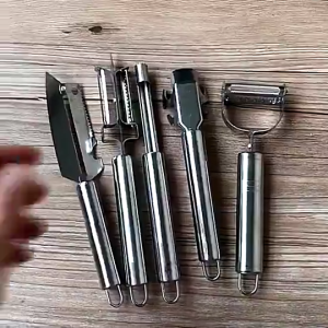 Bộ 5 Dụng Cụ Bào Củ Quả Tiện Dụng Đa Năng Chất Liệu Inox 304 Không Gỉ