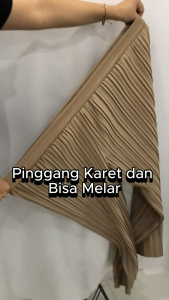 Aviri - Lily Celana Kulot Plisket Panjang Wanita