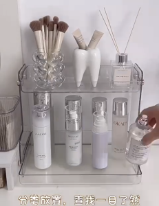 ✳️TSG65✳️ Desktop Organizer Shelf Desktop Bookshelf Desktop Rack Desk Storage Rack Book Stands Book Holder Book Rack Plants Rack Cosmetics Shelf Perfumes Shelf Displays Rack Countertop Shelf Countertop Rack Perfumes Holders Perfume Rack