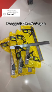 Mistar Penggaris Siku Tukang Multifungsi Pasekon Mistar Alat Ukur Waterpass Kombinasi Square Ruler